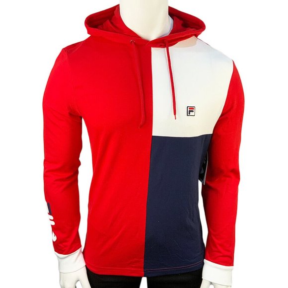 fila expedition colorblock hoodie sweatshirt